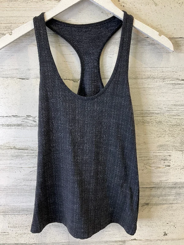 Yoga Tops for Hot Summer Days -Athletic Tank Top By Lululemon In Grey, Size: S