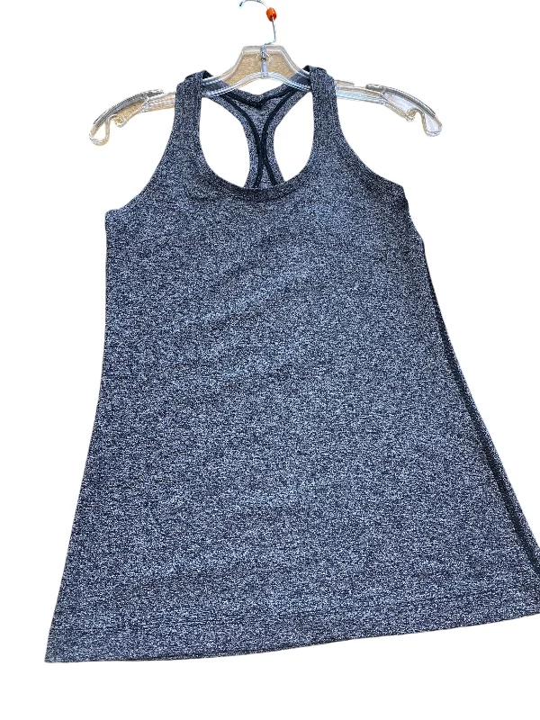 Stylish Yoga Tops for Fitness Enthusiasts -Athletic Tank Top By Lululemon In Grey, Size: S