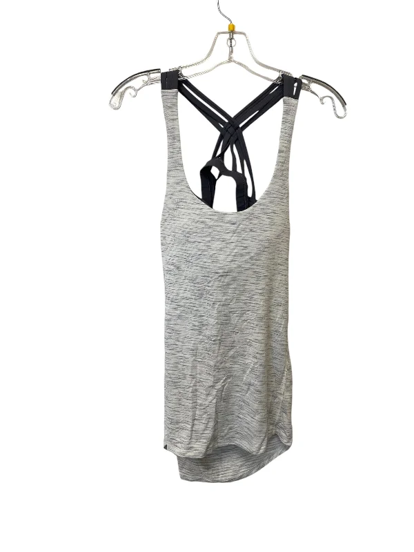 Yoga Tops for Maximum Stretching Ability -Athletic Tank Top By Lululemon In Grey, Size: S Yoga Tops for Maximum Stretching Ability -Athletic Tank Top By Lululemon In Grey, Size: S