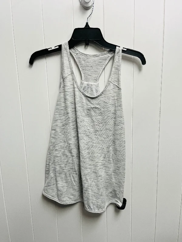 Athletic Yoga Tops for Fitness -Athletic Tank Top By Lululemon In Grey, Size: S