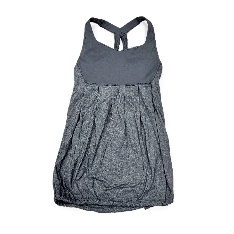 Yoga Tops for Running and Stretching -Athletic Tank Top By Lululemon In Grey, Size: S Yoga Tops for Running and Stretching -Athletic Tank Top By Lululemon In Grey, Size: S
