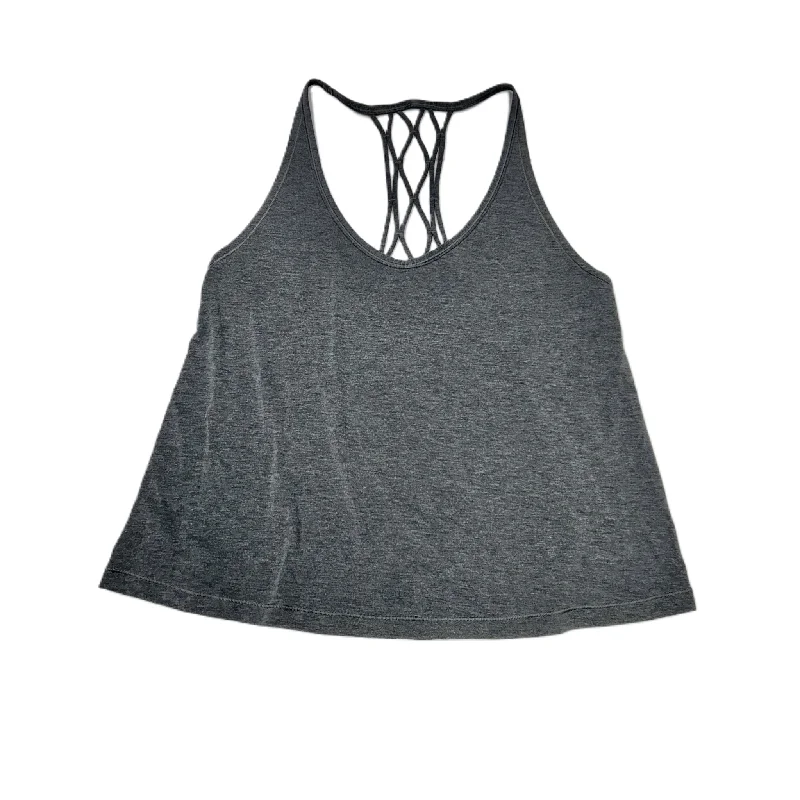 Fashionable Yoga Tops for Fitness -Athletic Tank Top By Lululemon In Grey, Size: S