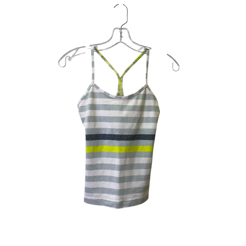 Women's Yoga Tops with High Coverage -Athletic Tank Top By Lululemon In Grey, Size:S