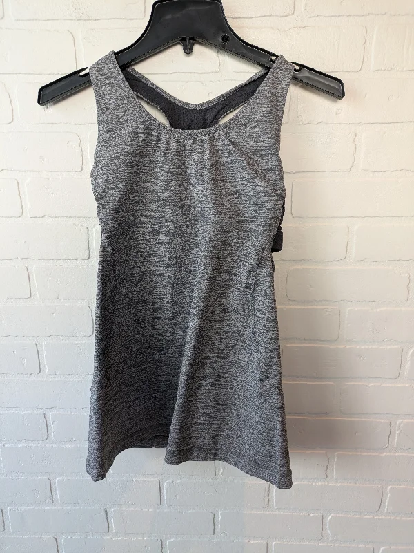 Yoga Tops for Yoga and Running -Athletic Tank Top By Lululemon In Grey, Size: S