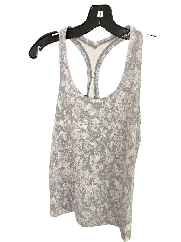 Seamless Yoga Tops for Maximum Comfort -Athletic Tank Top By Lululemon In Grey, Size: S