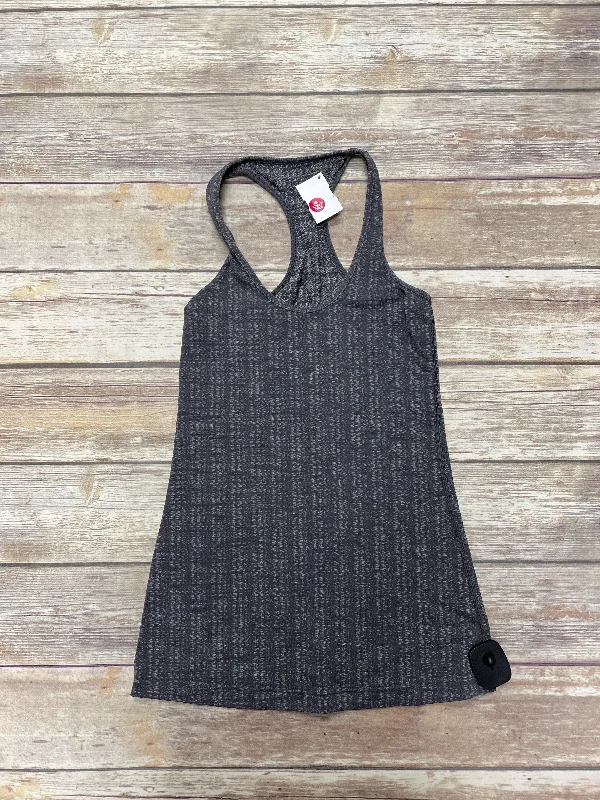 Yoga Tops for Full Range of Motion -Athletic Tank Top By Lululemon In Grey, Size: S