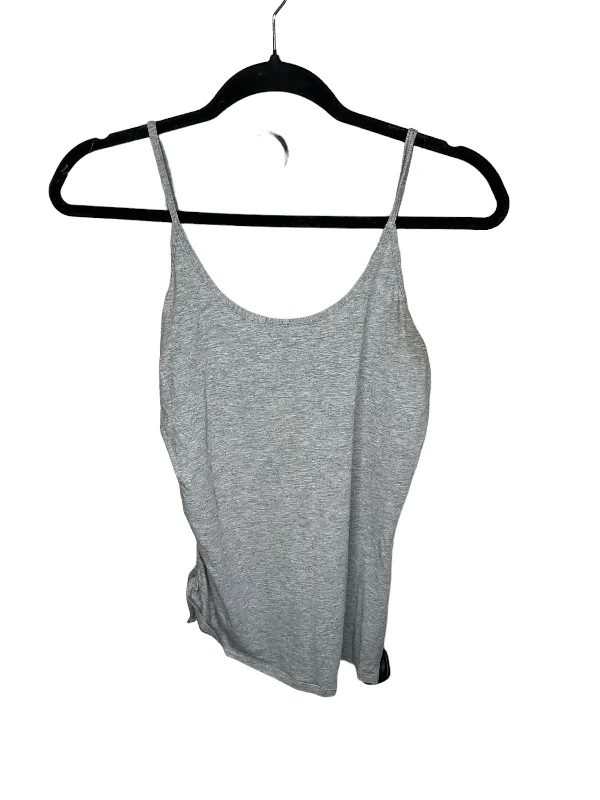 Yoga Tops for Softness and Comfort -Athletic Tank Top By Lululemon In Grey, Size: S