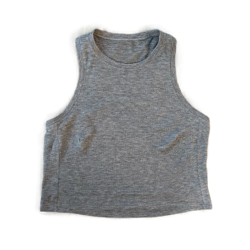 Yoga Tops for Women -Athletic Tank Top By Lululemon In Grey, Size: Xs