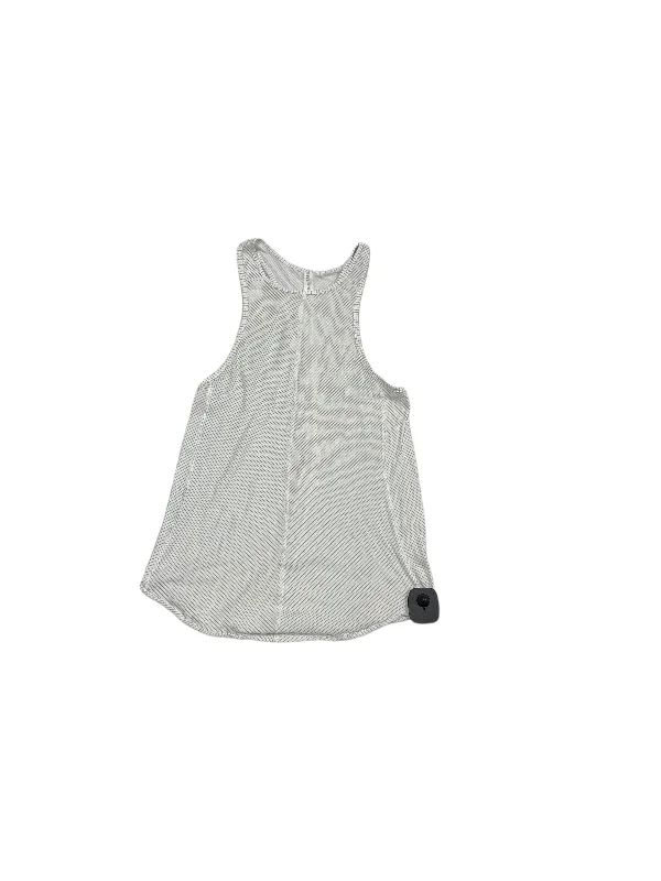 Yoga Tops for Strengthening Exercises -Athletic Tank Top By Lululemon In Grey & White, Size: S Yoga Tops for Strengthening Exercises -Athletic Tank Top By Lululemon In Grey & White, Size: S