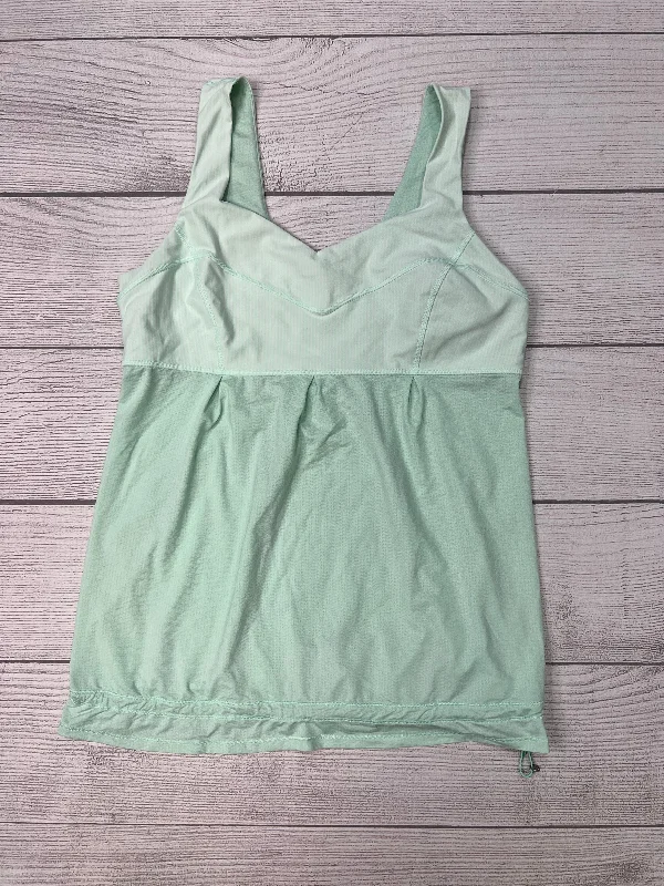 Yoga Tops with Full Support and Comfort -Athletic Tank Top By Lululemon In Mint, Size: L