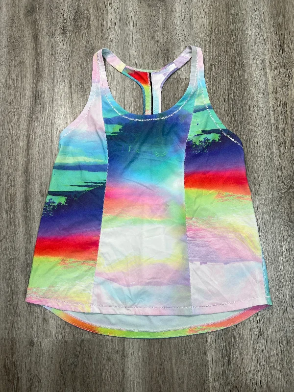 Stylish Yoga Tops for Athleisure Wear -Athletic Tank Top By Lululemon In Multi-colored, Size: L Stylish Yoga Tops for Athleisure Wear -Athletic Tank Top By Lululemon In Multi-colored, Size: L