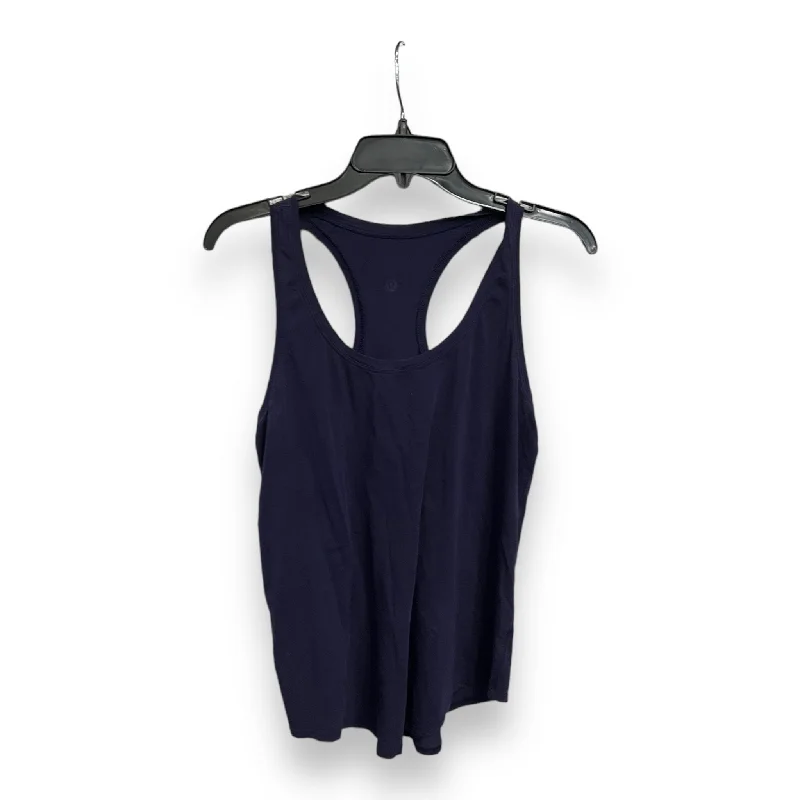 Yoga Tops with Relaxed Fit for Movement -Athletic Tank Top By Lululemon In Navy, Size: M