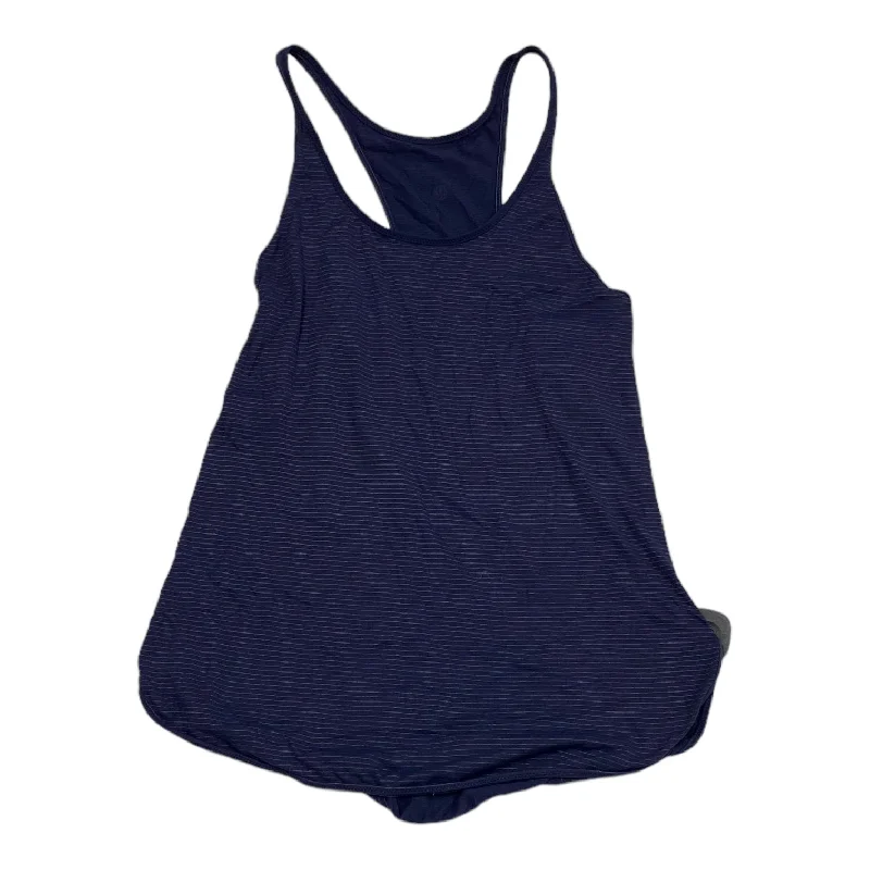 Yoga Tops for Comfort and Mobility -Athletic Tank Top By Lululemon In Navy, Size: S