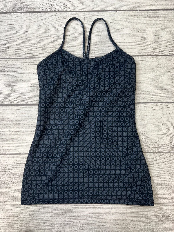 Seamless Yoga Tops for Comfortable Wear -Athletic Tank Top By Lululemon In Navy, Size: S