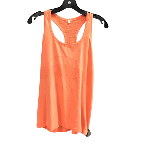Active Yoga Tops for Intense Workouts -Athletic Tank Top By Lululemon In Orange, Size: 12 Active Yoga Tops for Intense Workouts -Athletic Tank Top By Lululemon In Orange, Size: 12