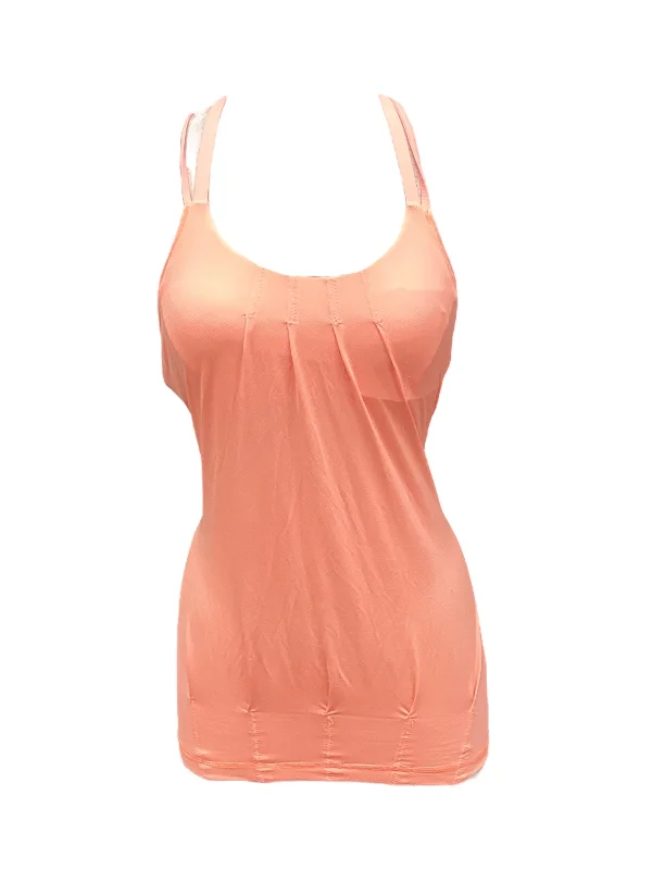 Yoga Tops for Women Who Practice Yoga -Athletic Tank Top By Lululemon In Orange, Size: 2