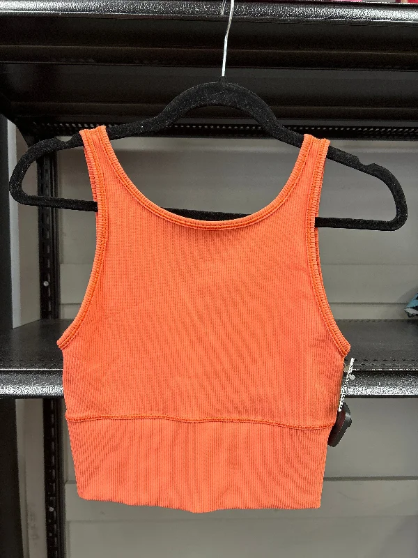 Yoga Tops for Deep Stretching -Athletic Tank Top By Lululemon In Orange, Size: 6