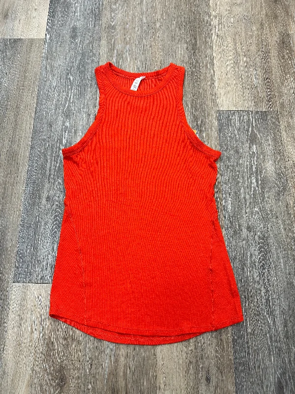Yoga Tops for Mobility and Flexibility -Athletic Tank Top By Lululemon In Orange, Size: 8 Yoga Tops for Mobility and Flexibility -Athletic Tank Top By Lululemon In Orange, Size: 8