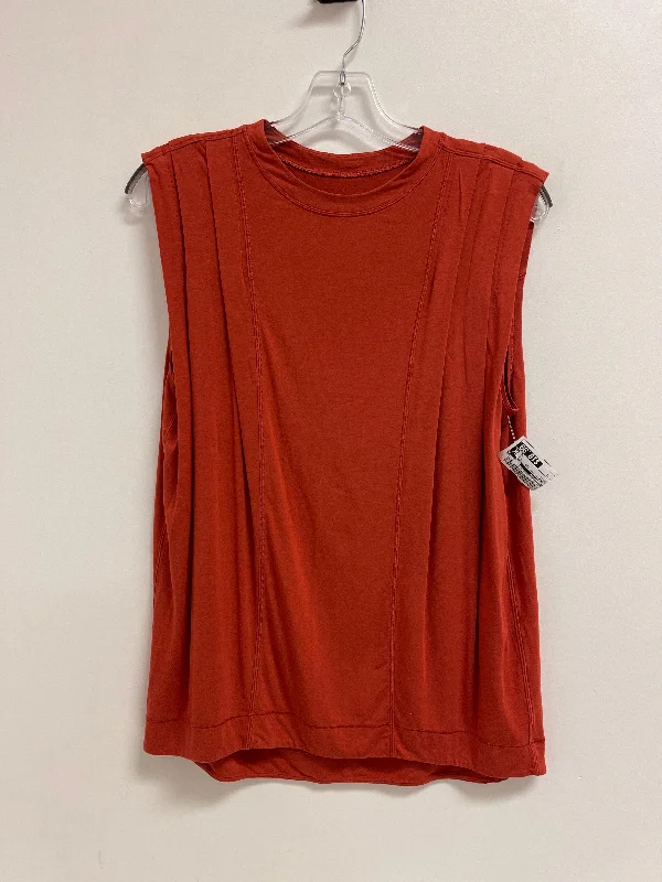 Yoga Tops with Adjustable Straps for Custom Fit -Athletic Tank Top By Lululemon In Orange, Size: L Yoga Tops with Adjustable Straps for Custom Fit -Athletic Tank Top By Lululemon In Orange, Size: L