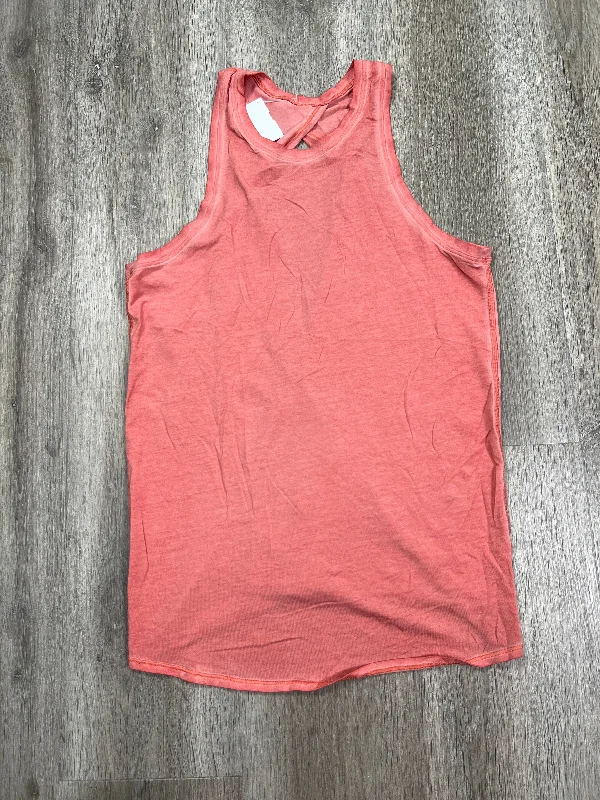 Yoga Tops for All-Day Comfort -Athletic Tank Top By Lululemon In Orange, Size: S
