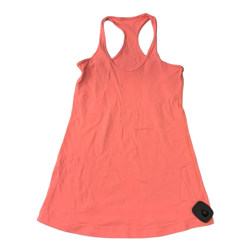 Stylish Yoga Tops for Workout Wear -Athletic Tank Top By Lululemon In Peach, Size: S