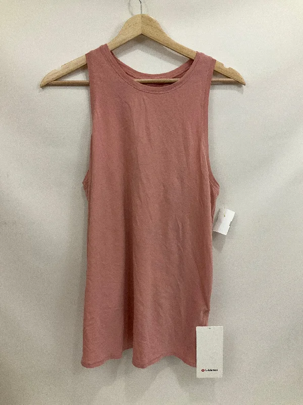 Women's Yoga Tops for Outdoor Yoga -Athletic Tank Top By Lululemon In Pink, Size: 10