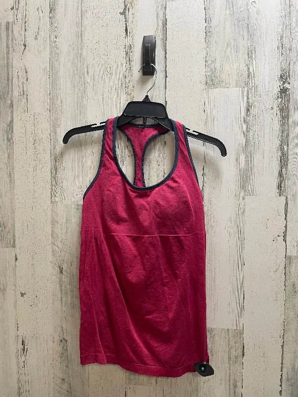 High-Cut Yoga Tops for Women -Athletic Tank Top By Lululemon In Pink, Size: 4