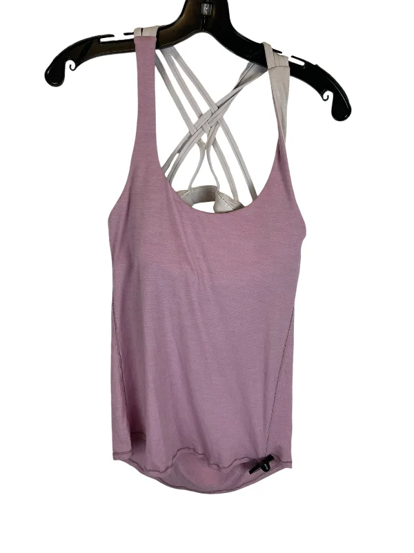 Yoga Tops for Women Who Love Yoga -Athletic Tank Top By Lululemon In Pink, Size: 4