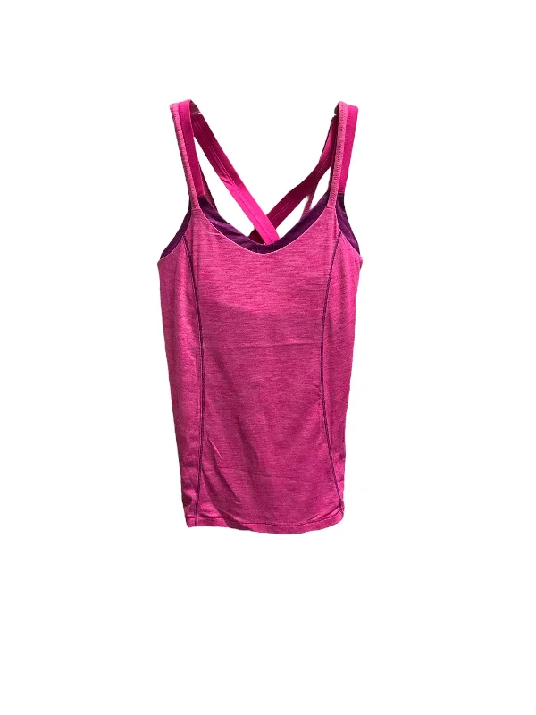 Women's Yoga Tops for Running and Yoga -Athletic Tank Top By Lululemon In Pink, Size: 6