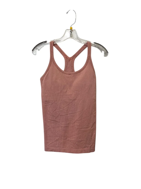 Yoga Tops for Relaxed Practice -Athletic Tank Top By Lululemon In Pink, Size: 6