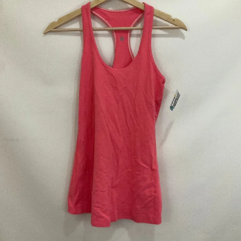Tank Style Yoga Tops -Athletic Tank Top By Lululemon In Pink, Size: 6