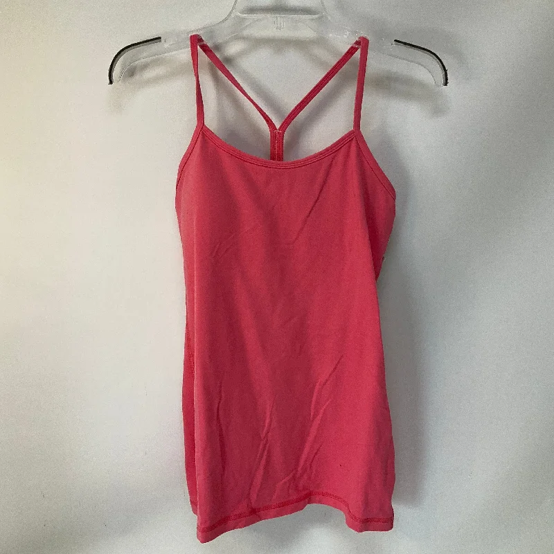 Yoga Tops for Deep Flexibility -Athletic Tank Top By Lululemon In Pink, Size: 6