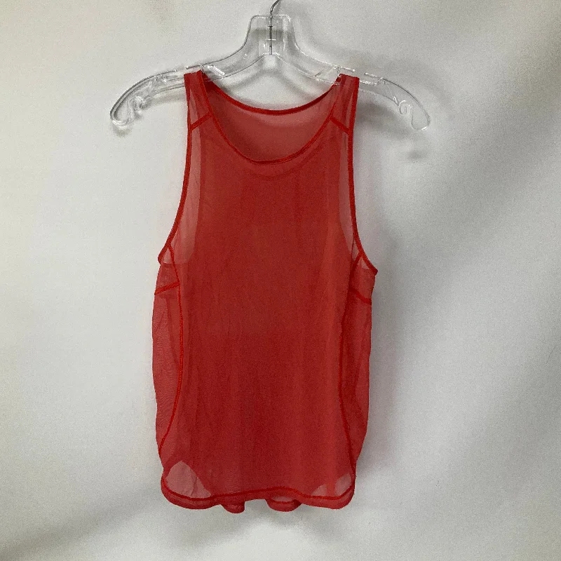Best Yoga Tops for Comfort -Athletic Tank Top By Lululemon In Pink, Size: 6