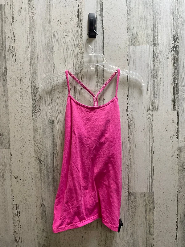 Yoga Tops for Relaxed Practice -Athletic Tank Top By Lululemon In Pink, Size: 8