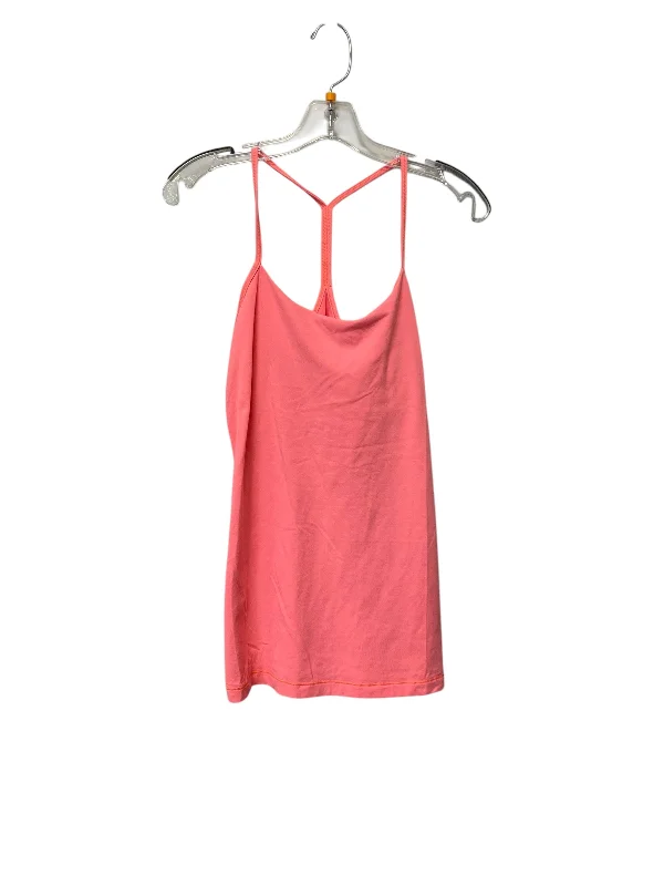 Comfortable Yoga Tops for Long Poses -Athletic Tank Top By Lululemon In Pink, Size: 8