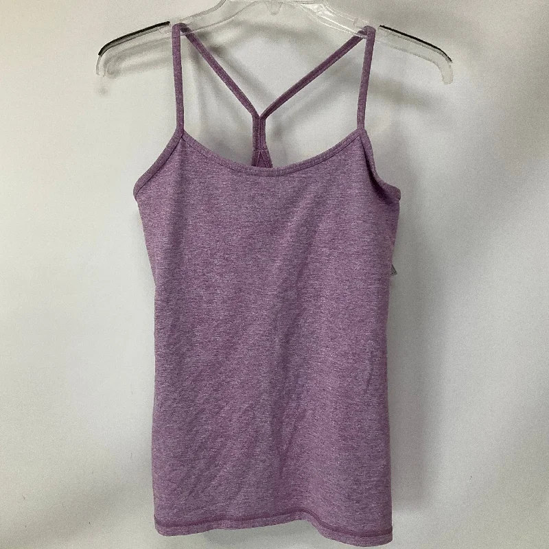 Crop Yoga Tops for Women -Athletic Tank Top By Lululemon In Pink, Size: 8