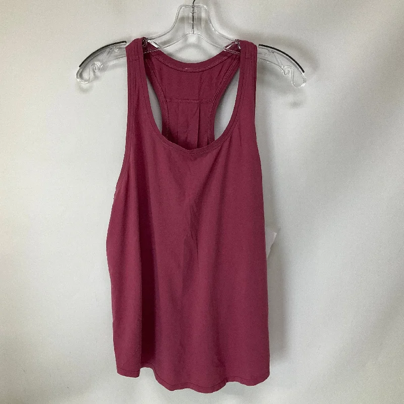 Yoga Tops for Strength and Flexibility -Athletic Tank Top By Lululemon In Pink, Size: 8 Yoga Tops for Strength and Flexibility -Athletic Tank Top By Lululemon In Pink, Size: 8