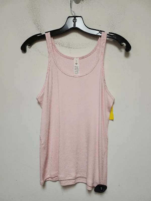 Relaxed Fit Yoga Tops -Athletic Tank Top By Lululemon In Pink, Size: 8