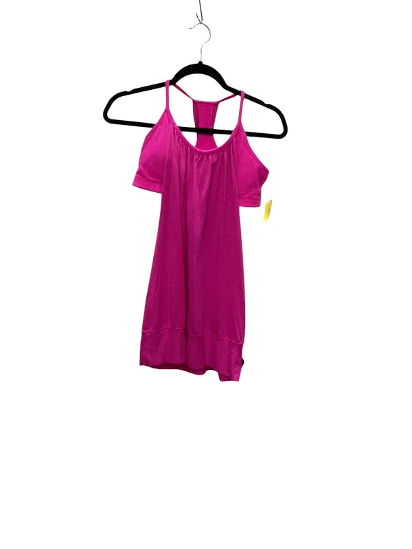Yoga Tops for Strength and Stretching -Athletic Tank Top By Lululemon In Pink, Size: 8
