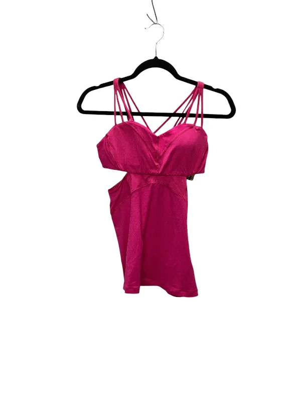 Women's Yoga Tops with Athletic Style -Athletic Tank Top By Lululemon In Pink, Size: 8