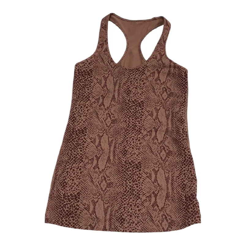 Women's Yoga Tops with Breathable Material -Athletic Tank Top By Lululemon In Pink, Size: L