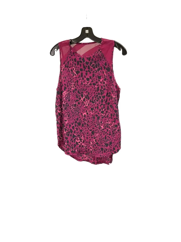 Yoga Tops for Hot Yoga and Stretching -Athletic Tank Top By Lululemon In Pink, Size: L