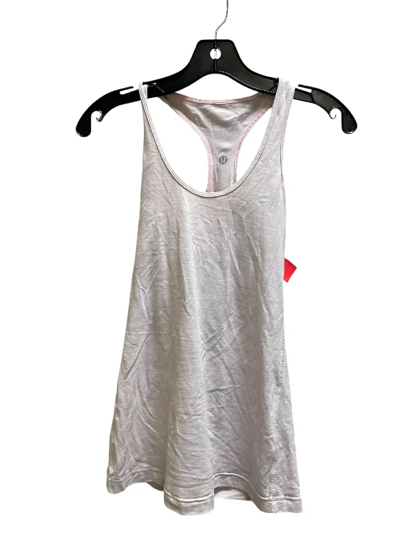 Women's Yoga Tops with Breathable Design -Athletic Tank Top By Lululemon In Pink, Size: M Women's Yoga Tops with Breathable Design -Athletic Tank Top By Lululemon In Pink, Size: M