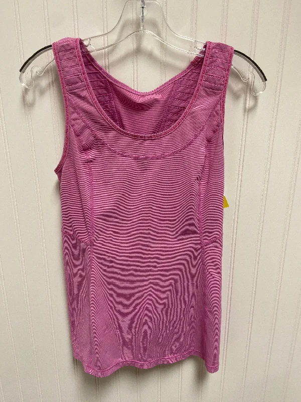 Yoga Tops for Increased Comfort and Mobility -Athletic Tank Top By Lululemon In Pink, Size: M Yoga Tops for Increased Comfort and Mobility -Athletic Tank Top By Lululemon In Pink, Size: M