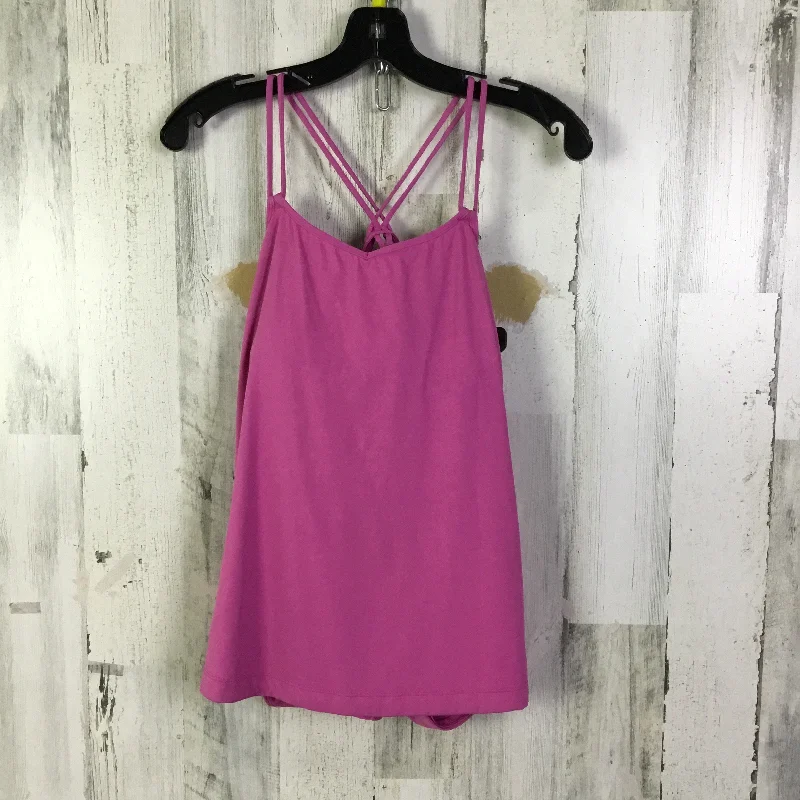 Yoga Tops for All-Day Comfort -Athletic Tank Top By Lululemon In Pink, Size: M