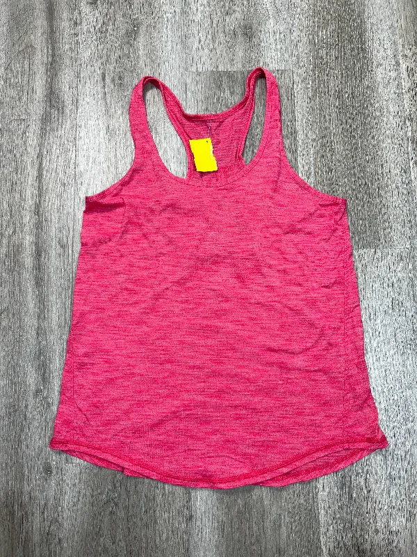 Yoga Tops for Hot and Cold Yoga Practices -Athletic Tank Top By Lululemon In Pink, Size: M Yoga Tops for Hot and Cold Yoga Practices -Athletic Tank Top By Lululemon In Pink, Size: M