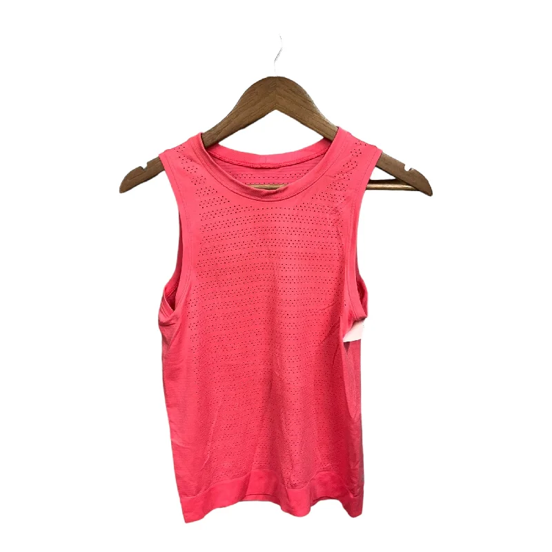 Yoga Tops for Strength Training and Poses -Athletic Tank Top By Lululemon In Pink, Size: S