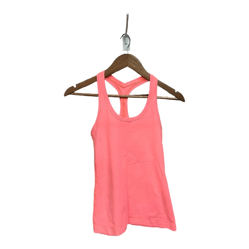 Women's Yoga Tops for Everyday Fitness -Athletic Tank Top By Lululemon In Pink, Size: S