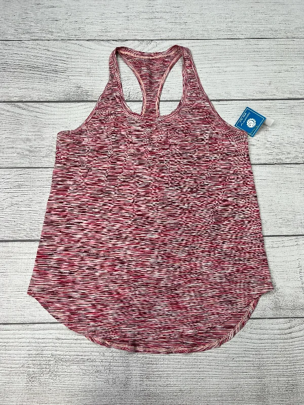 Yoga Tops for Stretching and Strengthening -Athletic Tank Top By Lululemon In Pink, Size: S