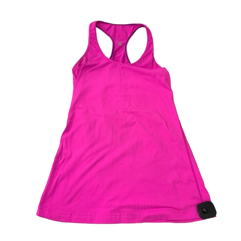 Women's Yoga Tops with Built-In Support -Athletic Tank Top By Lululemon In Pink, Size: S Women's Yoga Tops with Built-In Support -Athletic Tank Top By Lululemon In Pink, Size: S